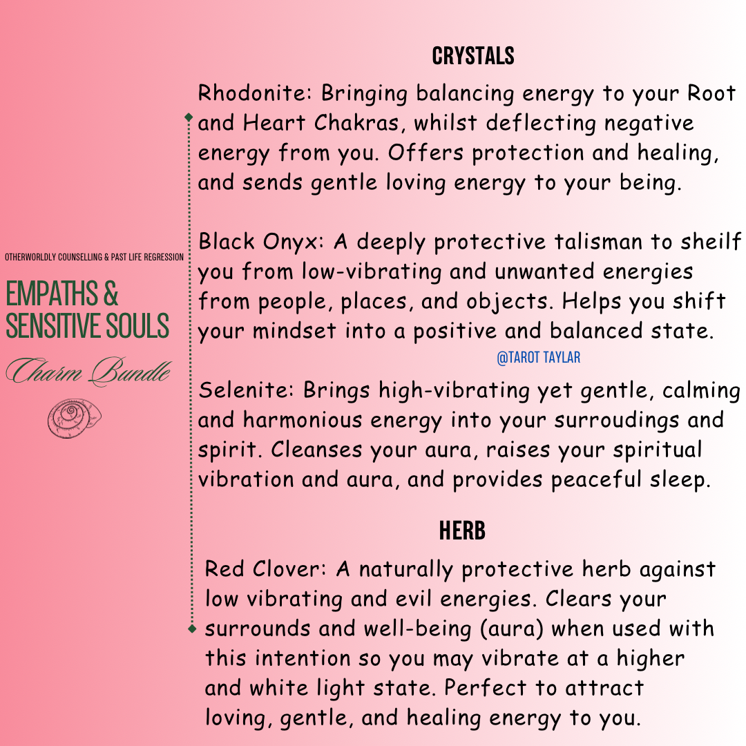 Empaths & Sensitive Souls ~ Charm Bundle