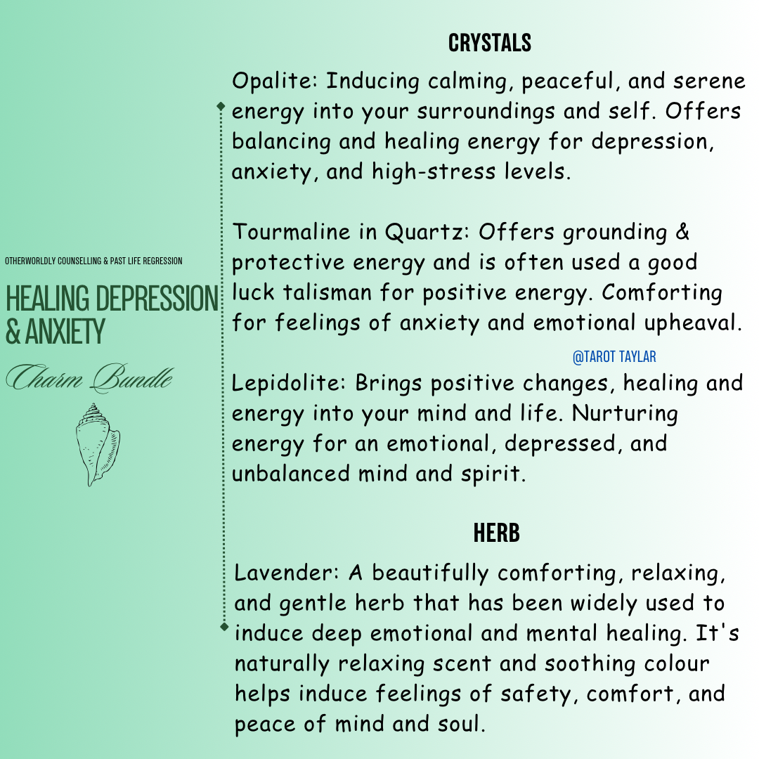 Healing Depression & Anxiety ~ Charm Bundle