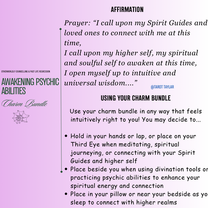 Awakening Psychic Abilities ~ Charm Bundle