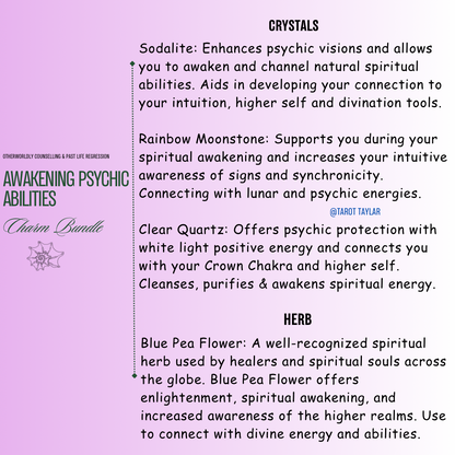 Awakening Psychic Abilities ~ Charm Bundle