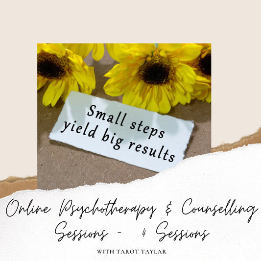 Online Psychotherapy & Counselling Sessions - 4 Sessions